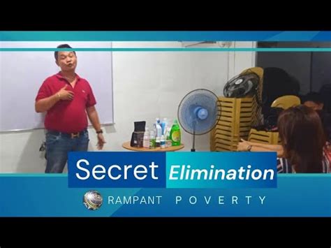 SECRET FOR ELIMINATION OF RAMPAN POVERTY .